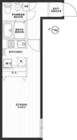 ZESTY豪徳寺の物件間取画像